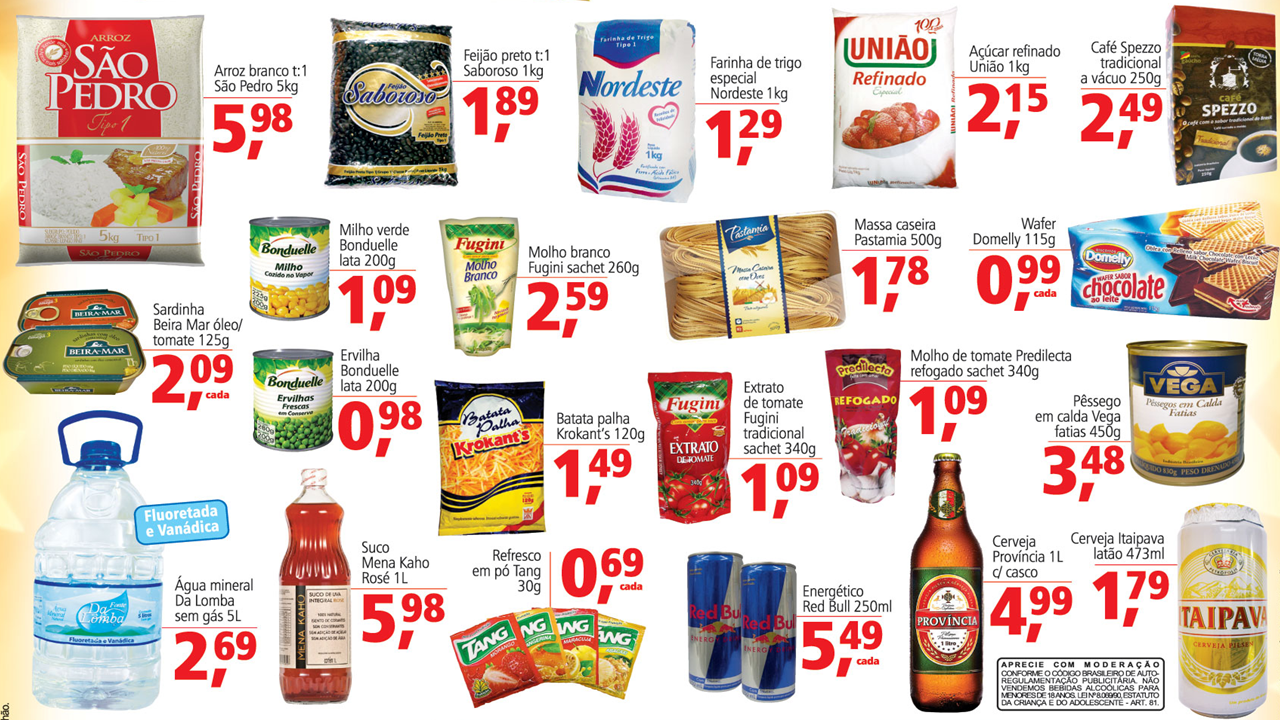 Supermercado Padrão Folheto, Supermercado Padrão Ofertas